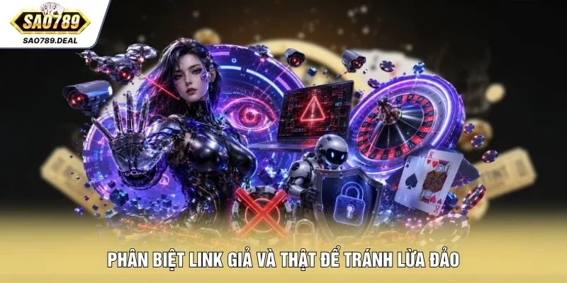 SAO789 Có Lừa Đảo Không? Giải Đáp Rõ Ràng Từ Thực Tế 2 Phân biệt link giả và thật để tránh lừa đảo